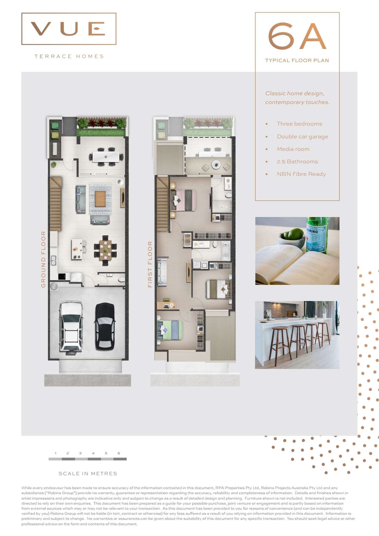 Floorplan of Homely townhouse listing, 6295/1 Vue Boulevard, Robina QLD 4226