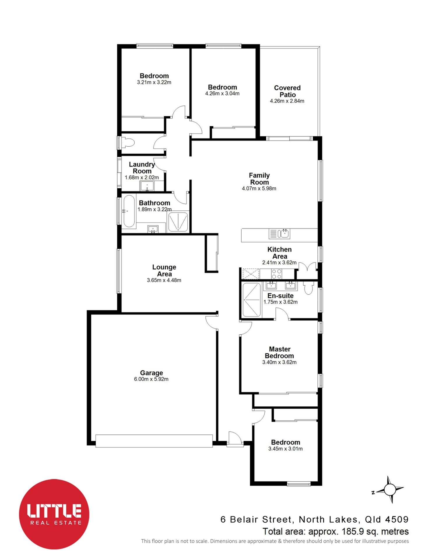 Floorplan of Homely house listing, 6 Belair Street, North Lakes QLD 4509