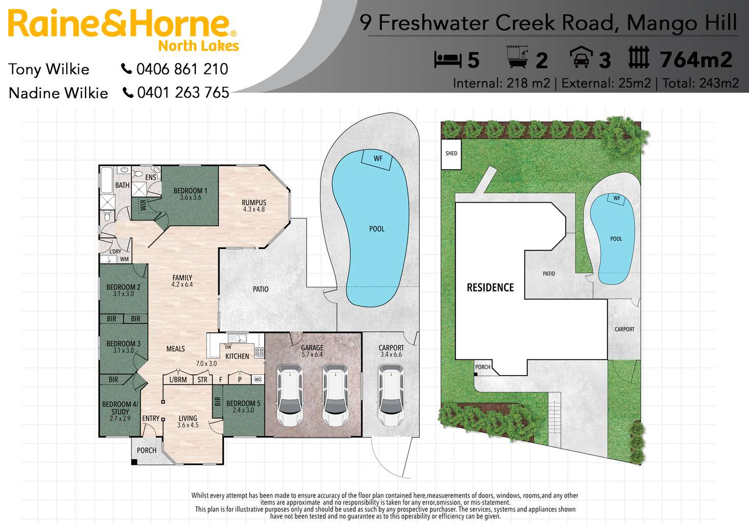 Floorplan of Homely house listing, 9 Freshwater Creek Road, Mango Hill QLD 4509