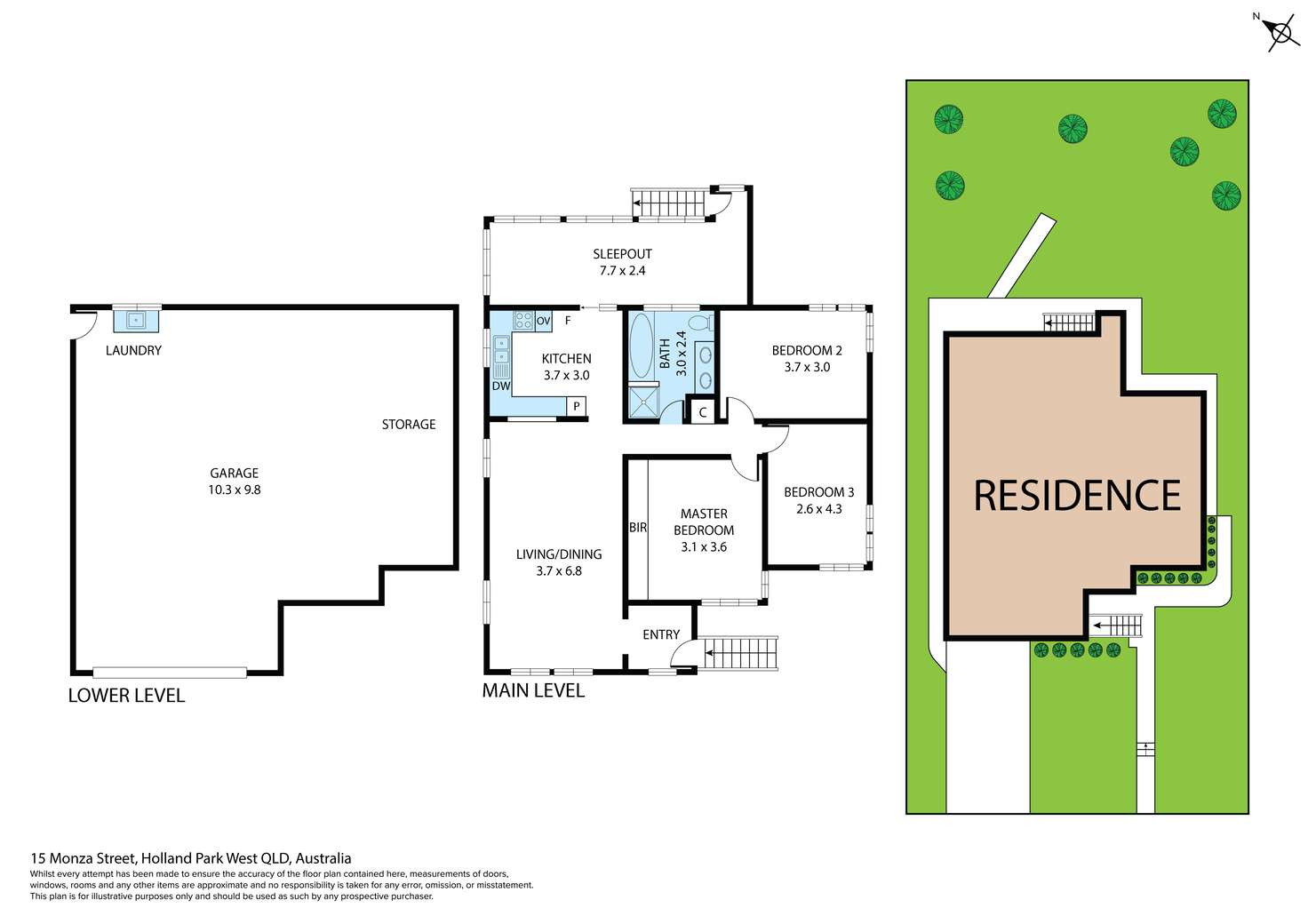 Floorplan of Homely house listing, 15 Monza Street, Holland Park West QLD 4121