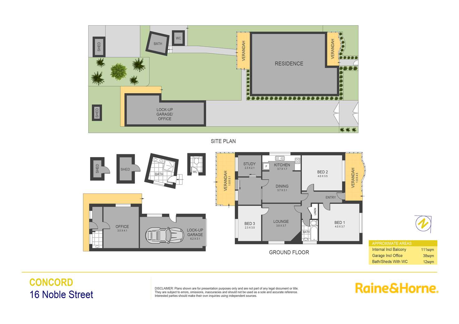 Floorplan of Homely house listing, 16 Noble Street, Concord NSW 2137