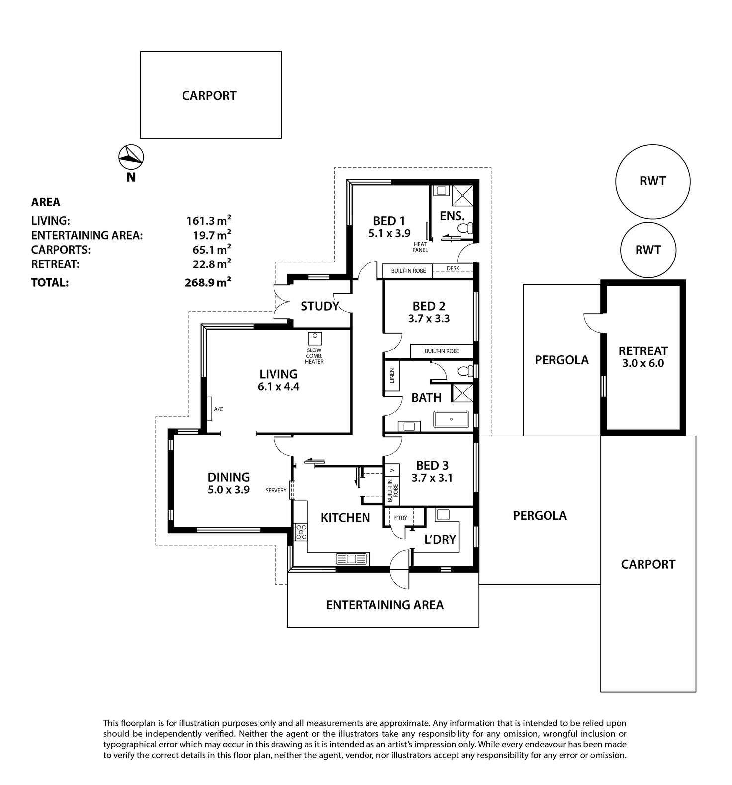 Floorplan of Homely house listing, 18 Jackson Avenue, Strathalbyn SA 5255