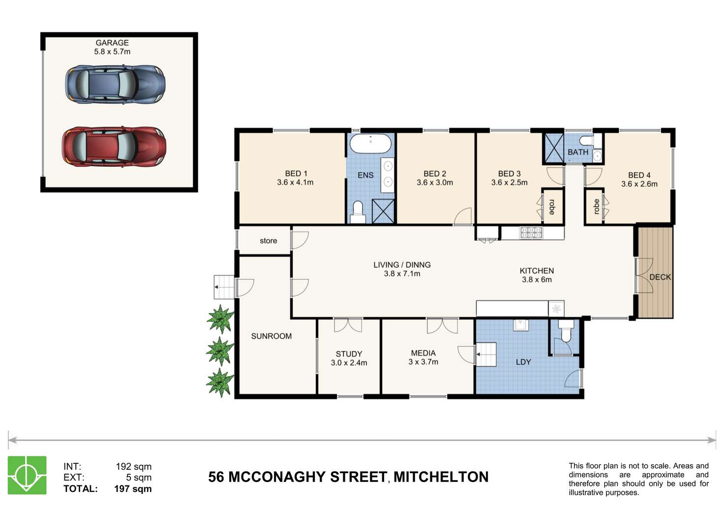 Floorplan of Homely house listing, 56 McConaghy St, Mitchelton QLD 4053