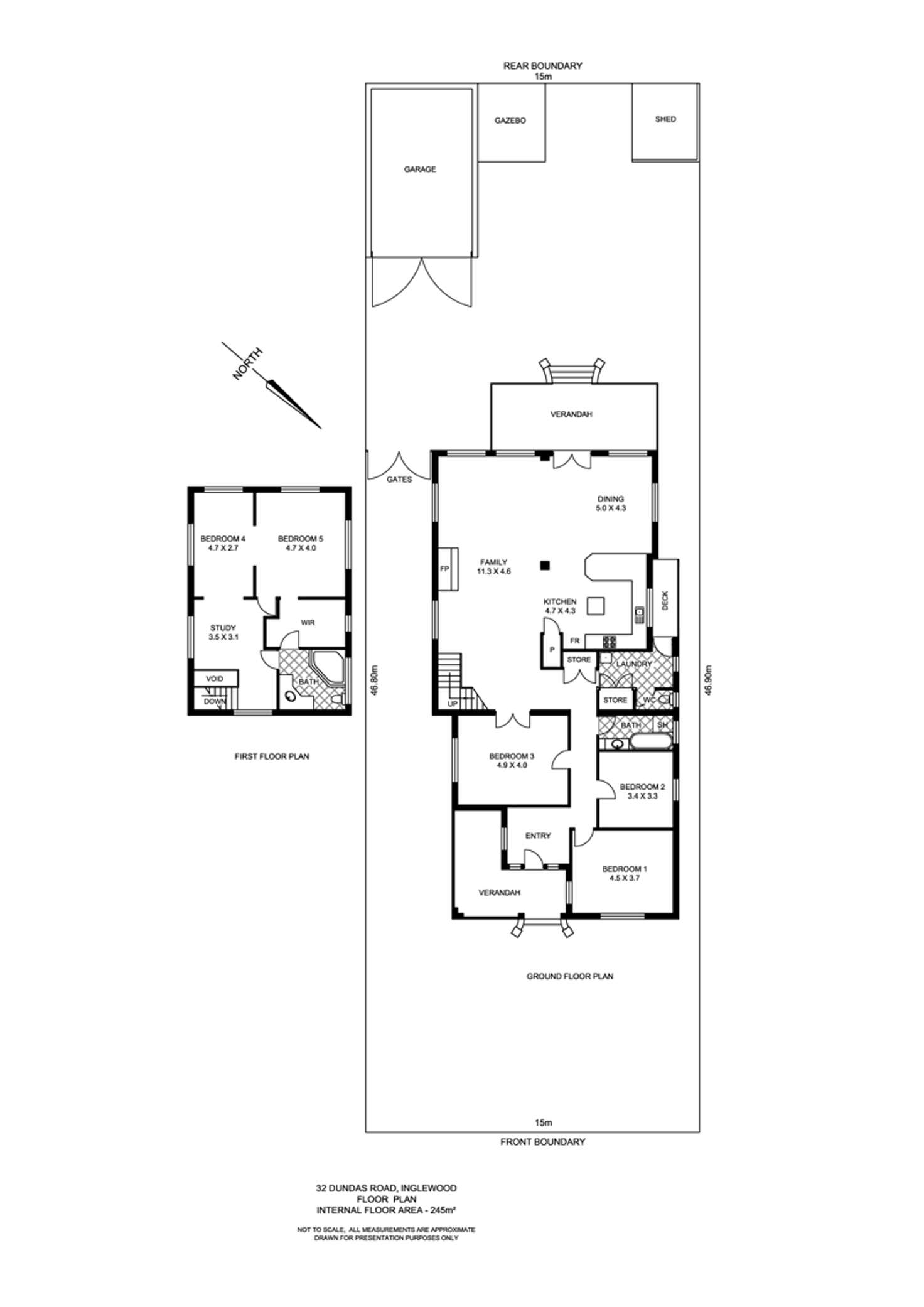 Floorplan of Homely house listing, 32 Dundas Road, Inglewood WA 6052