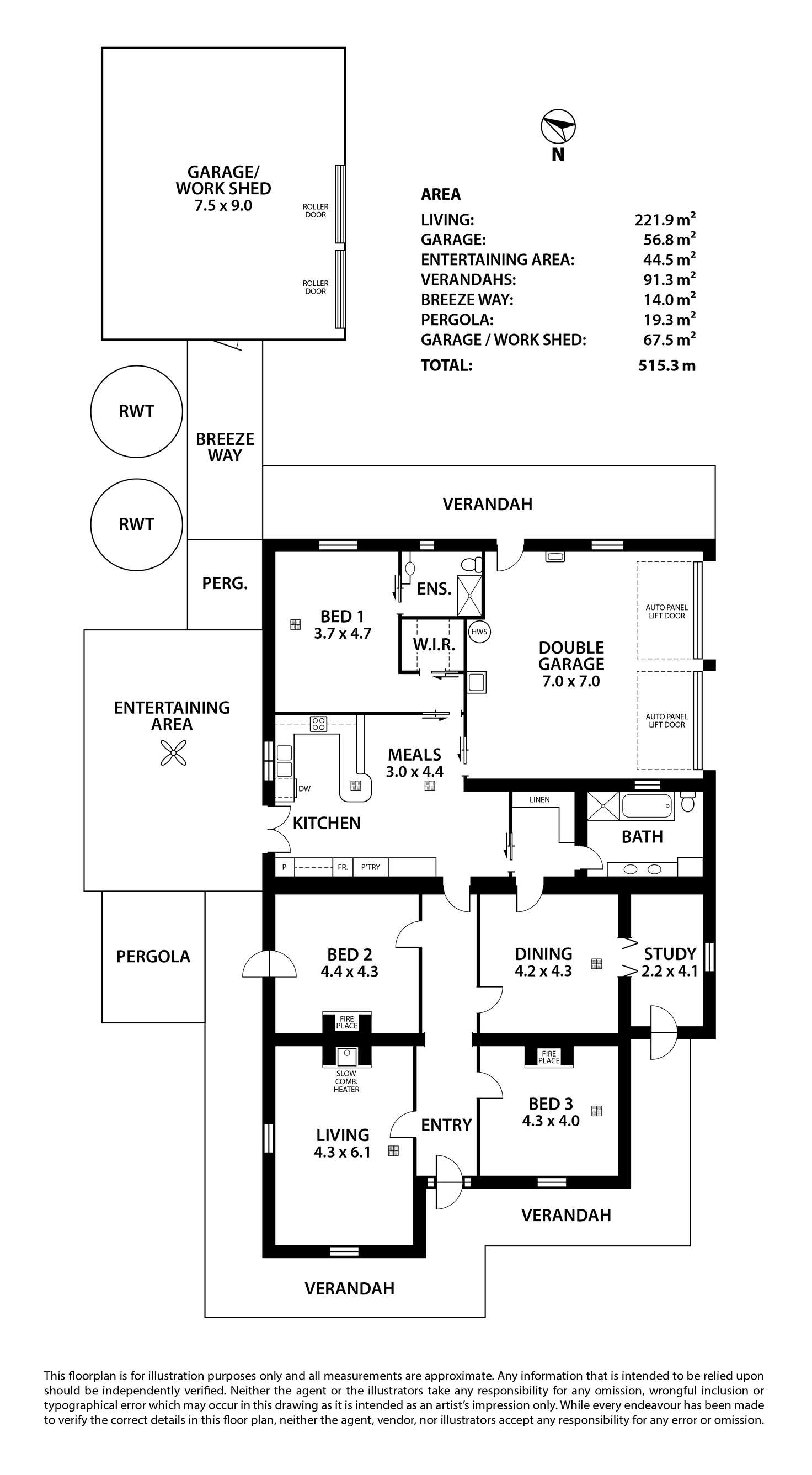 Floorplan of Homely house listing, 18 West Terrace, Strathalbyn SA 5255