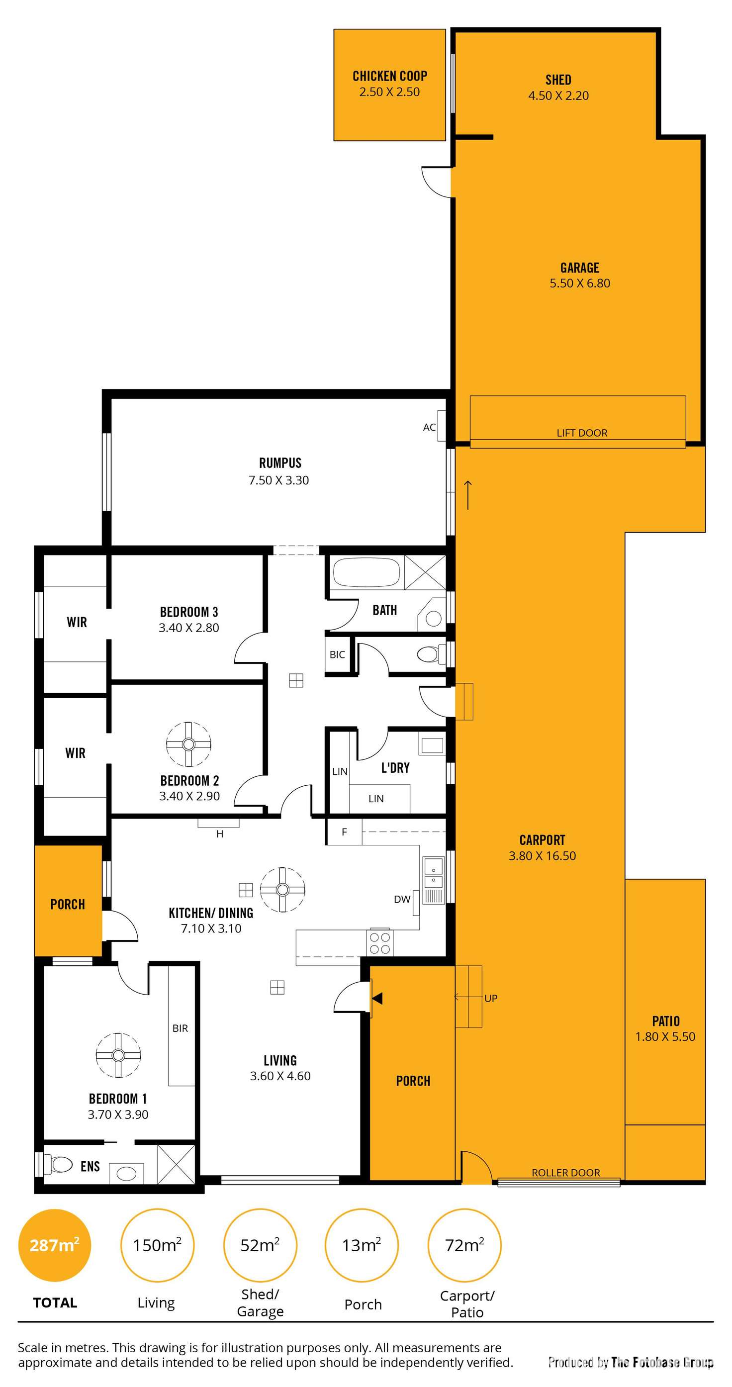 Floorplan of Homely house listing, 18 Marana Avenue, Morphett Vale SA 5162