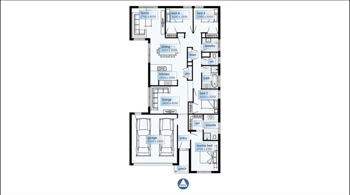 Floorplan of Homely house listing, 8 Rockfern Crescent, Diggers Rest VIC 3427