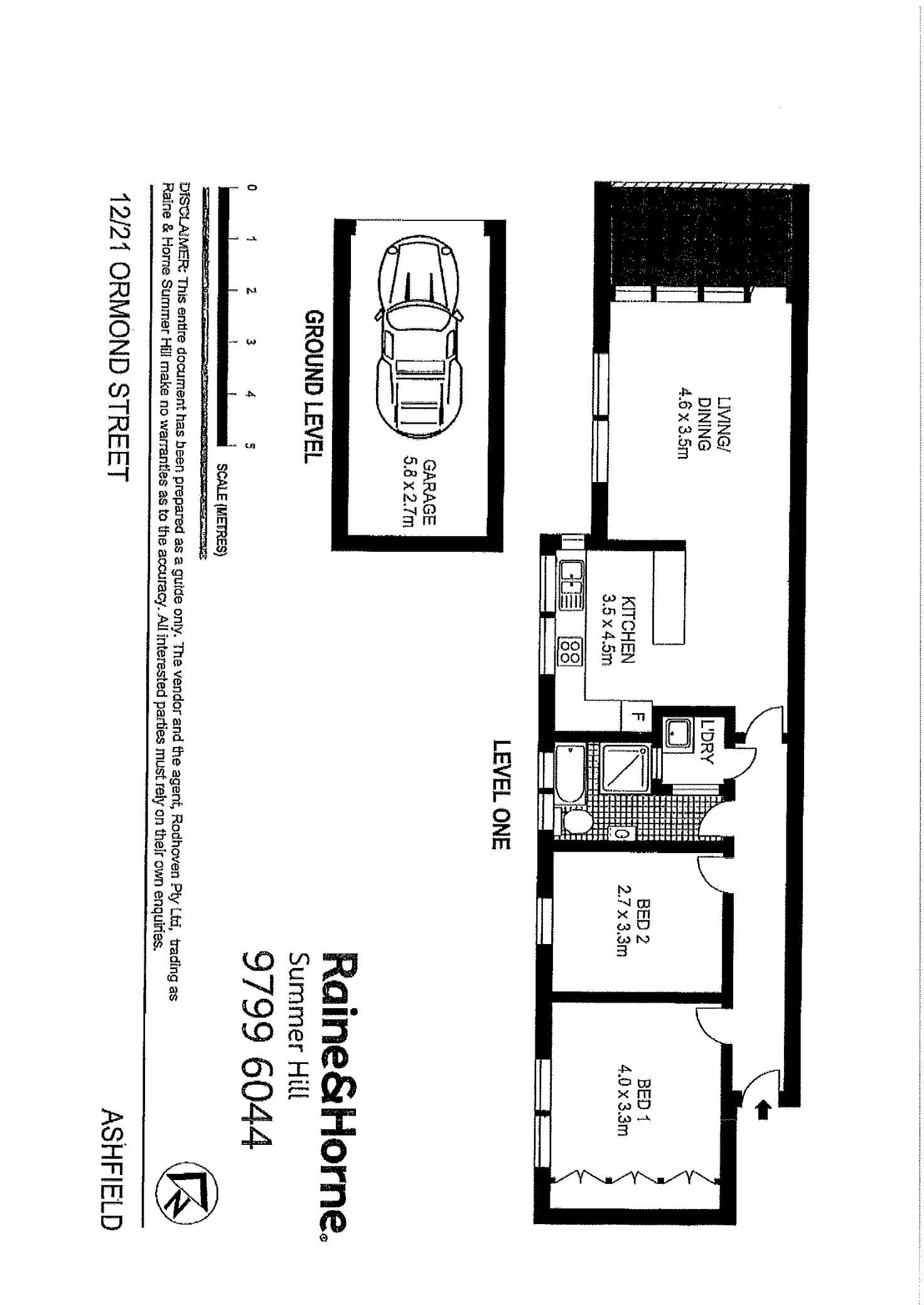 Floorplan of Homely apartment listing, 12/21 Ormond Street, Ashfield NSW 2131