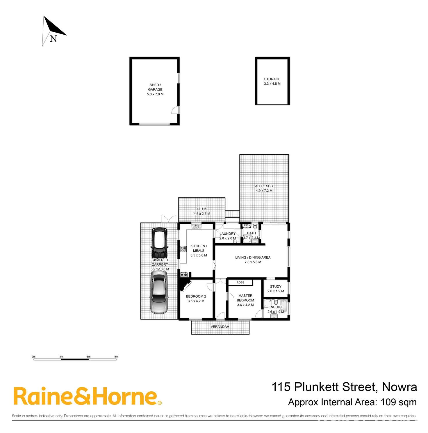 Floorplan of Homely house listing, 115 Plunkett Street, Nowra NSW 2541