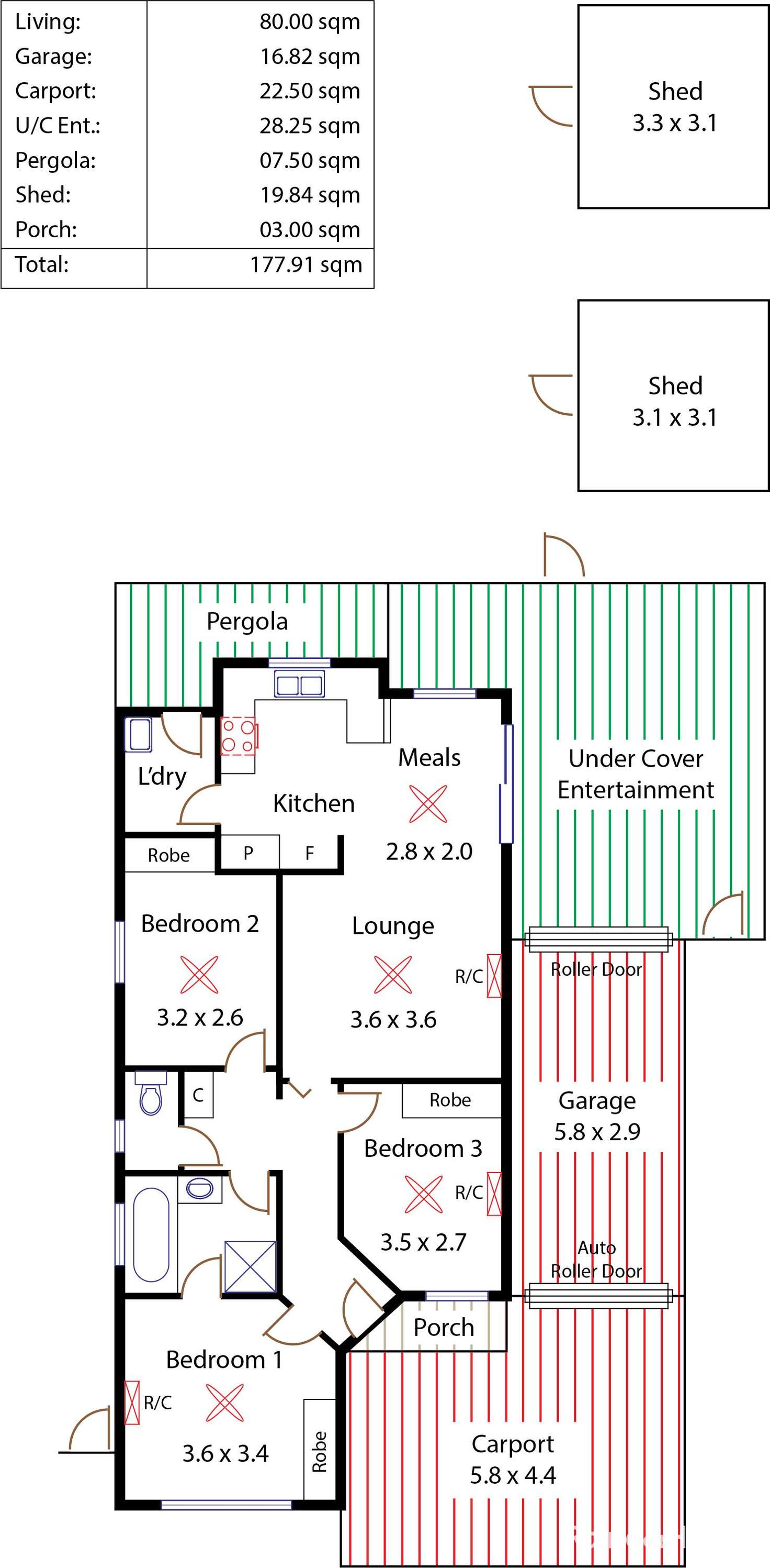 Floorplan of Homely house listing, 25 Castle Drive, Burton SA 5110