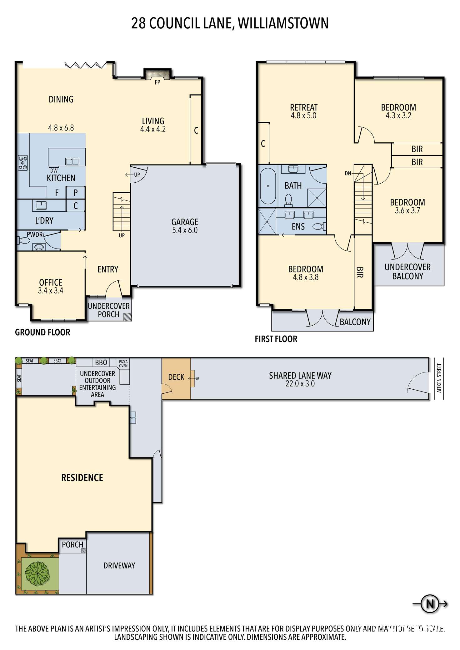 Floorplan of Homely house listing, 28 Council Lane, Williamstown VIC 3016