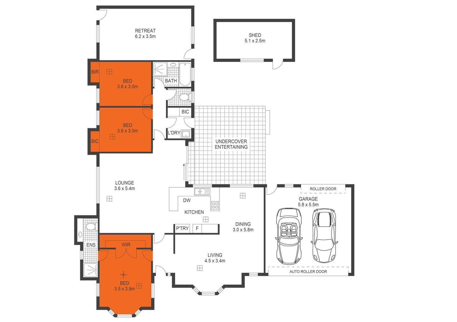 Floorplan of Homely house listing, 8 Wheaton Court, Victor Harbor SA 5211