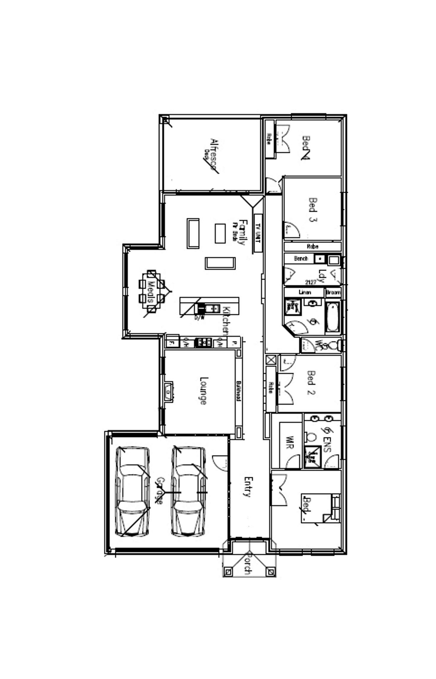 Floorplan of Homely house listing, 3 Rokewood Street, Burnside Heights VIC 3023