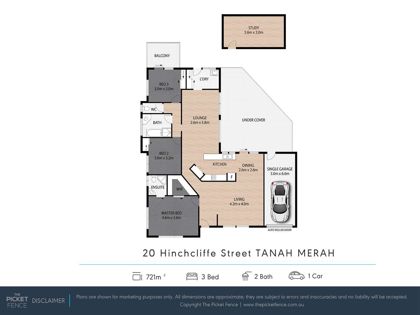 Floorplan of Homely house listing, 20 Hinchcliffe Street, Tanah Merah QLD 4128