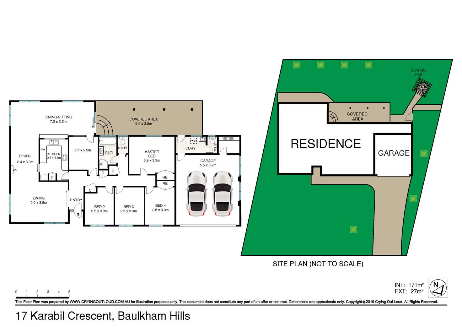 Floorplan of Homely house listing, 17 Karabil Crescent, Baulkham Hills NSW 2153