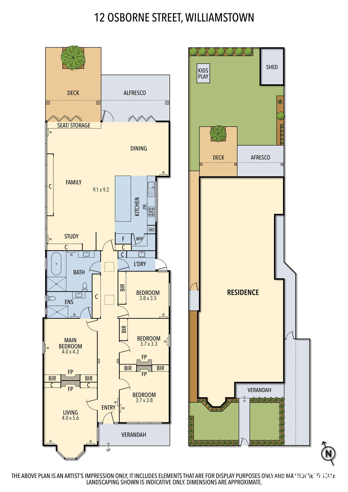 Floorplan of Homely house listing, 12 Osborne Street, Williamstown VIC 3016