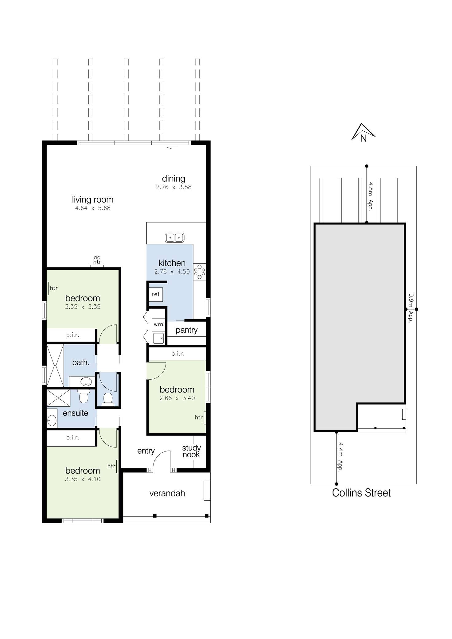 Floorplan of Homely house listing, 8 Collins Street, Williamstown VIC 3016