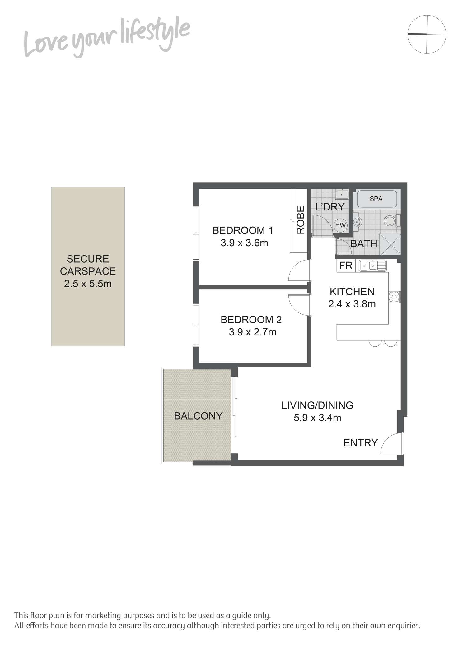 Floorplan of Homely apartment listing, 33/187 Cleveland Street, Redfern NSW 2016