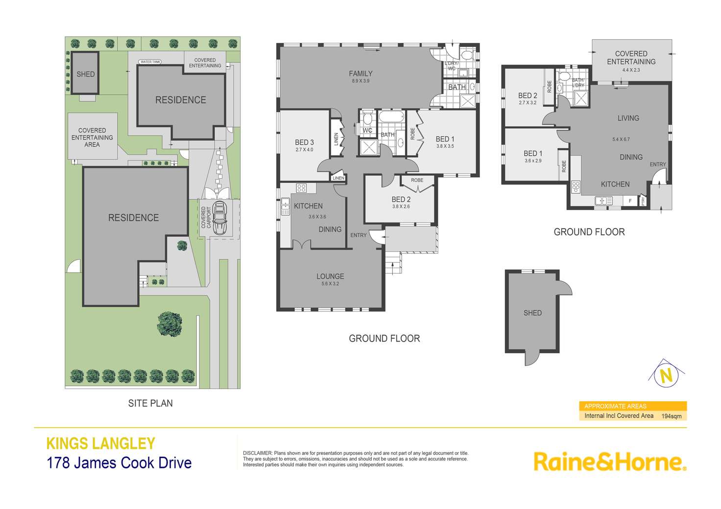 Floorplan of Homely house listing, 178 James Cook Drive, Kings Langley NSW 2147