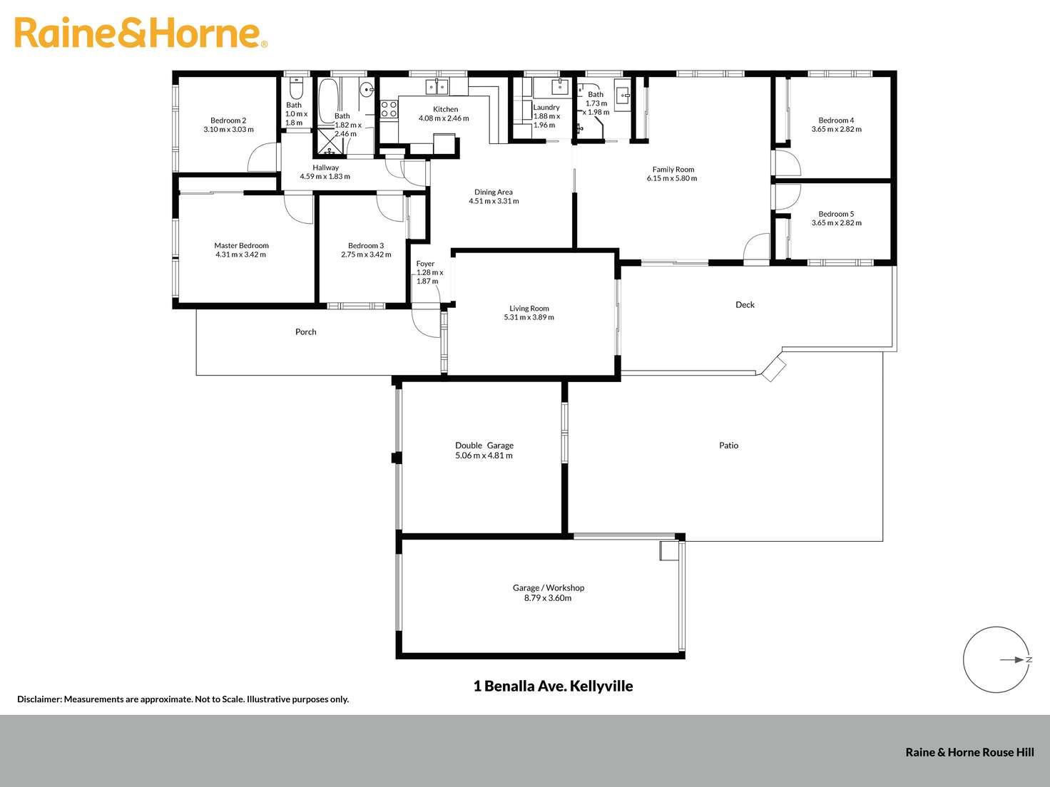 Floorplan of Homely house listing, 1 Benalla Avenue, Kellyville NSW 2155