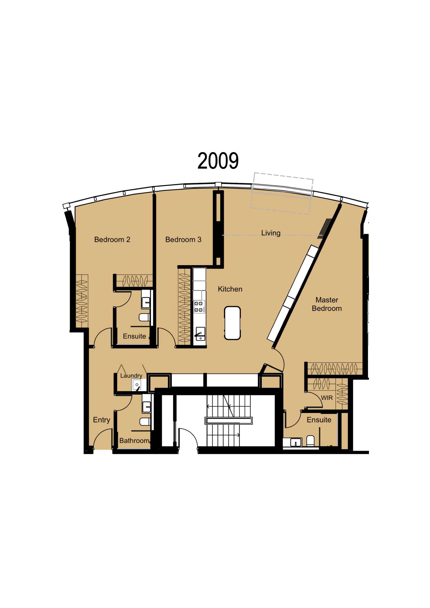 Floorplan of Homely apartment listing, 2009/11 Barrack Square, Perth WA 6000