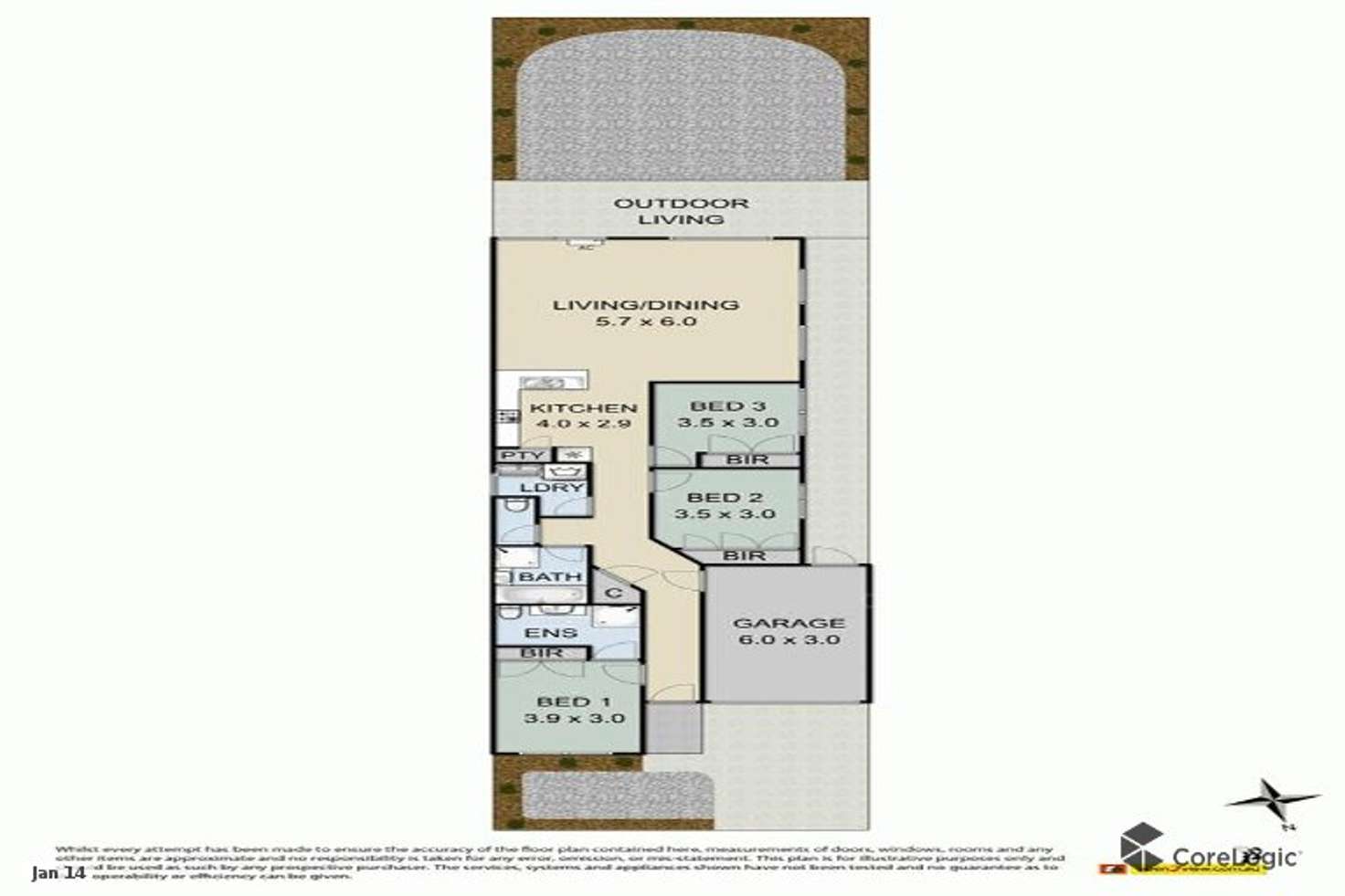 Floorplan of Homely house listing, 31A Rosshire Road, Newport VIC 3015