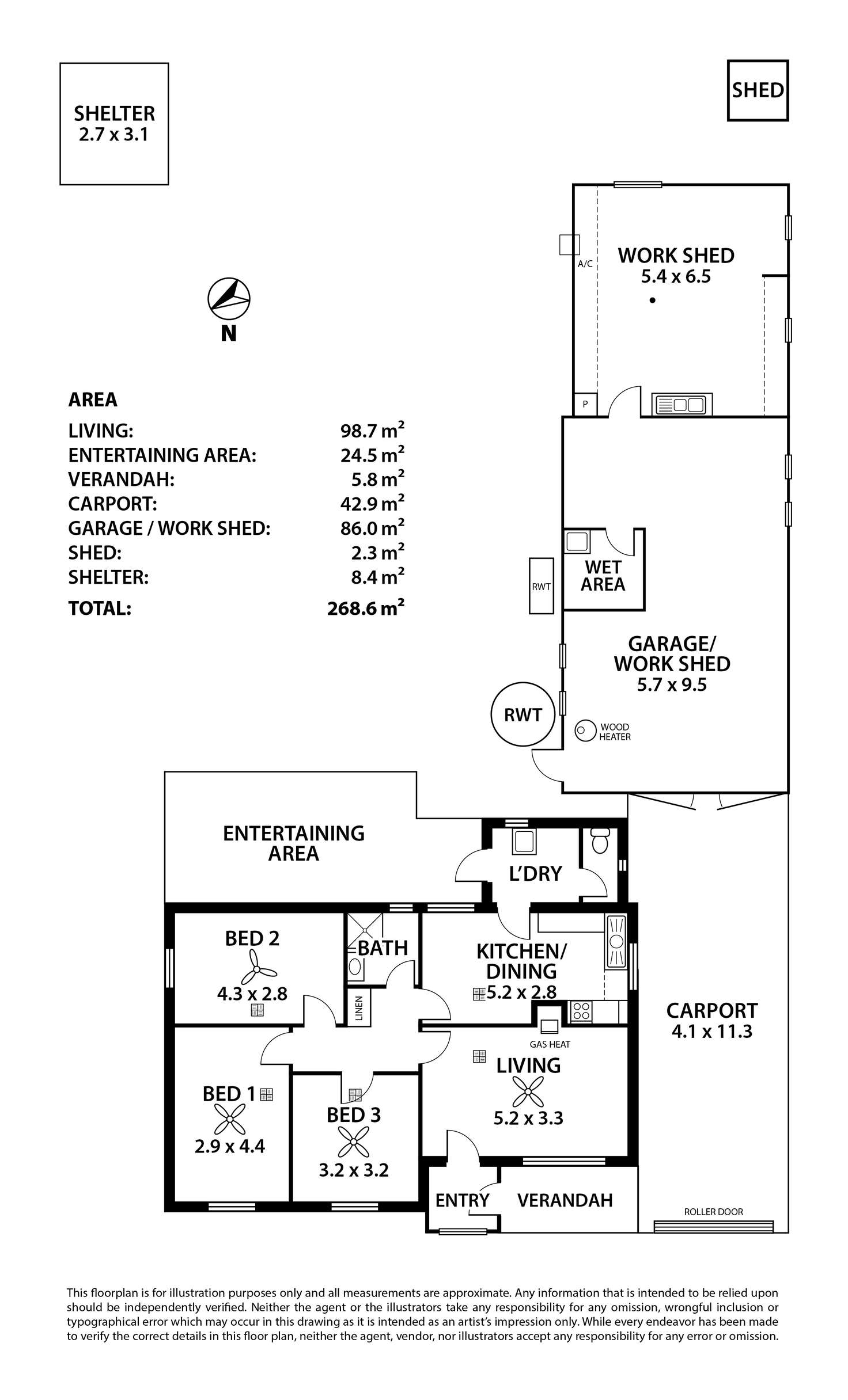 Floorplan of Homely house listing, 1 Brecknoch Road, Strathalbyn SA 5255