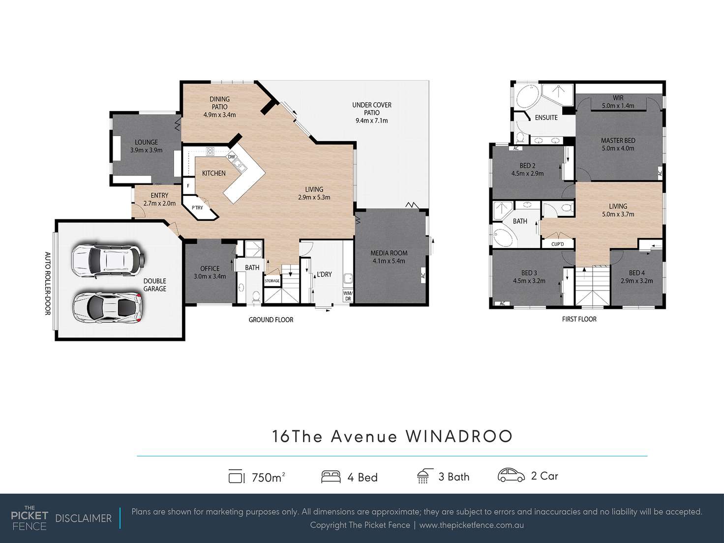 Floorplan of Homely house listing, 16 The Avenue, Windaroo QLD 4207