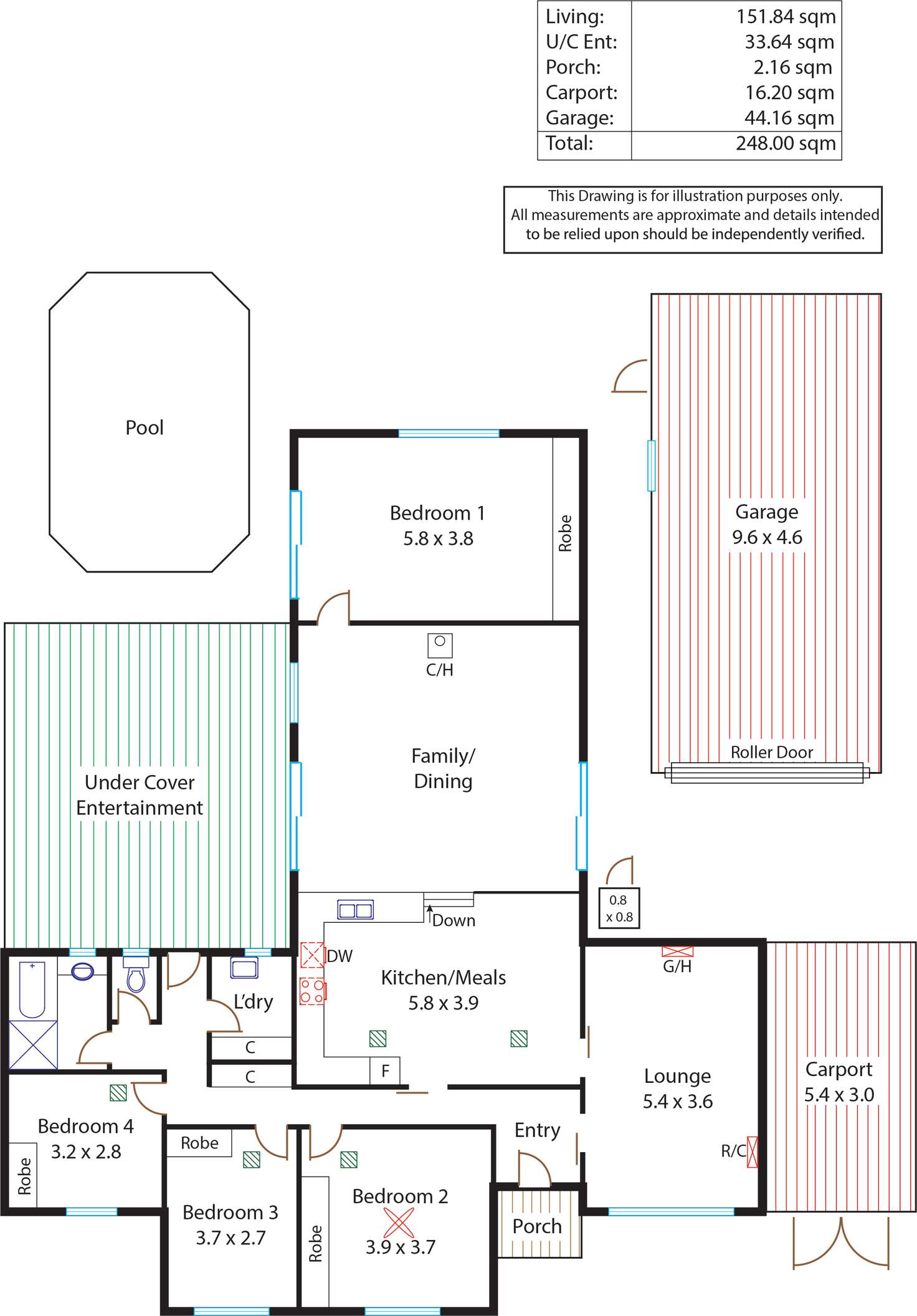 Floorplan of Homely house listing, 81 Goddard Drive, Salisbury Park SA 5109
