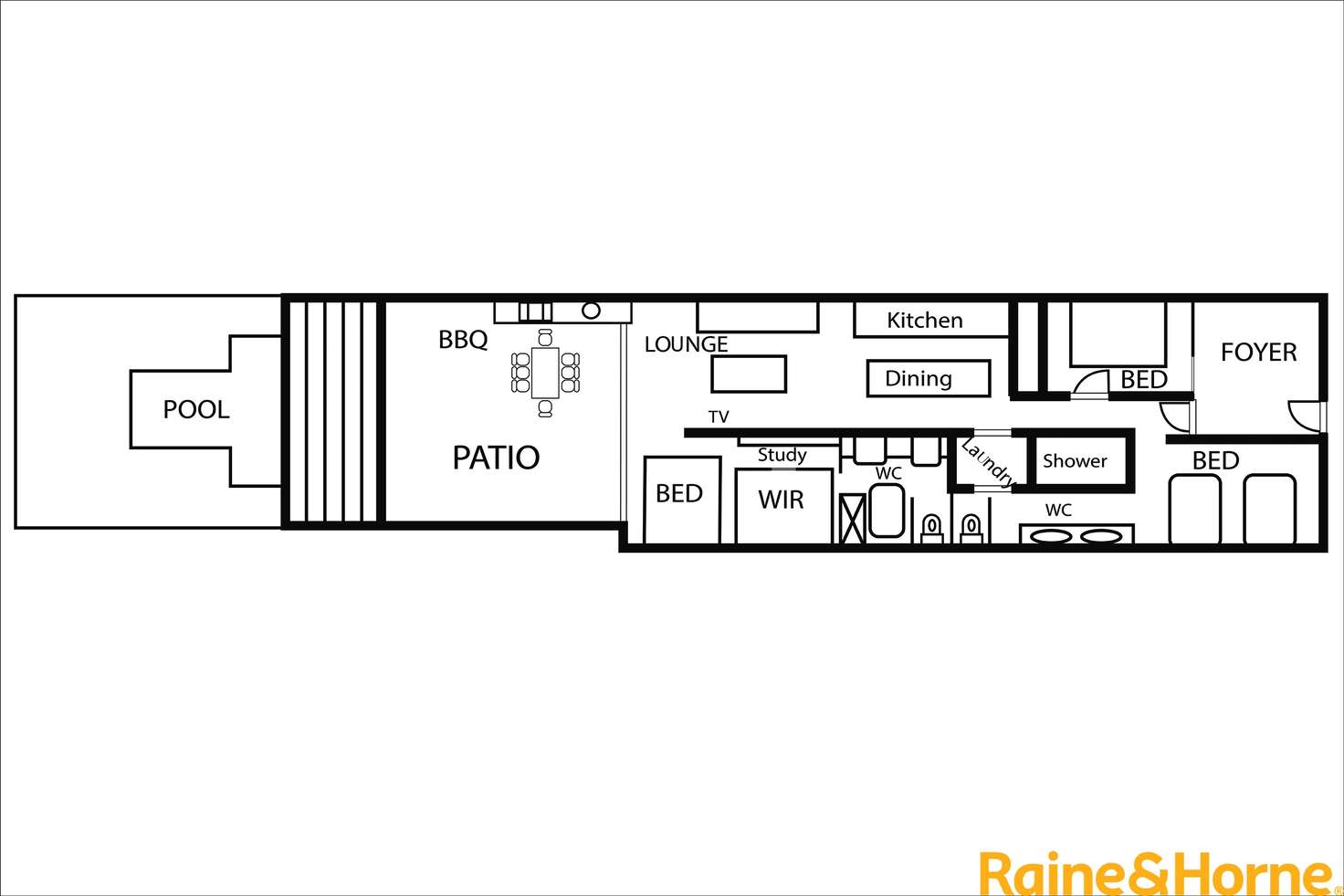 Floorplan of Homely unit listing, 103/56-64 Macrossan Street, (Coconut Grove ), Port Douglas QLD 4877