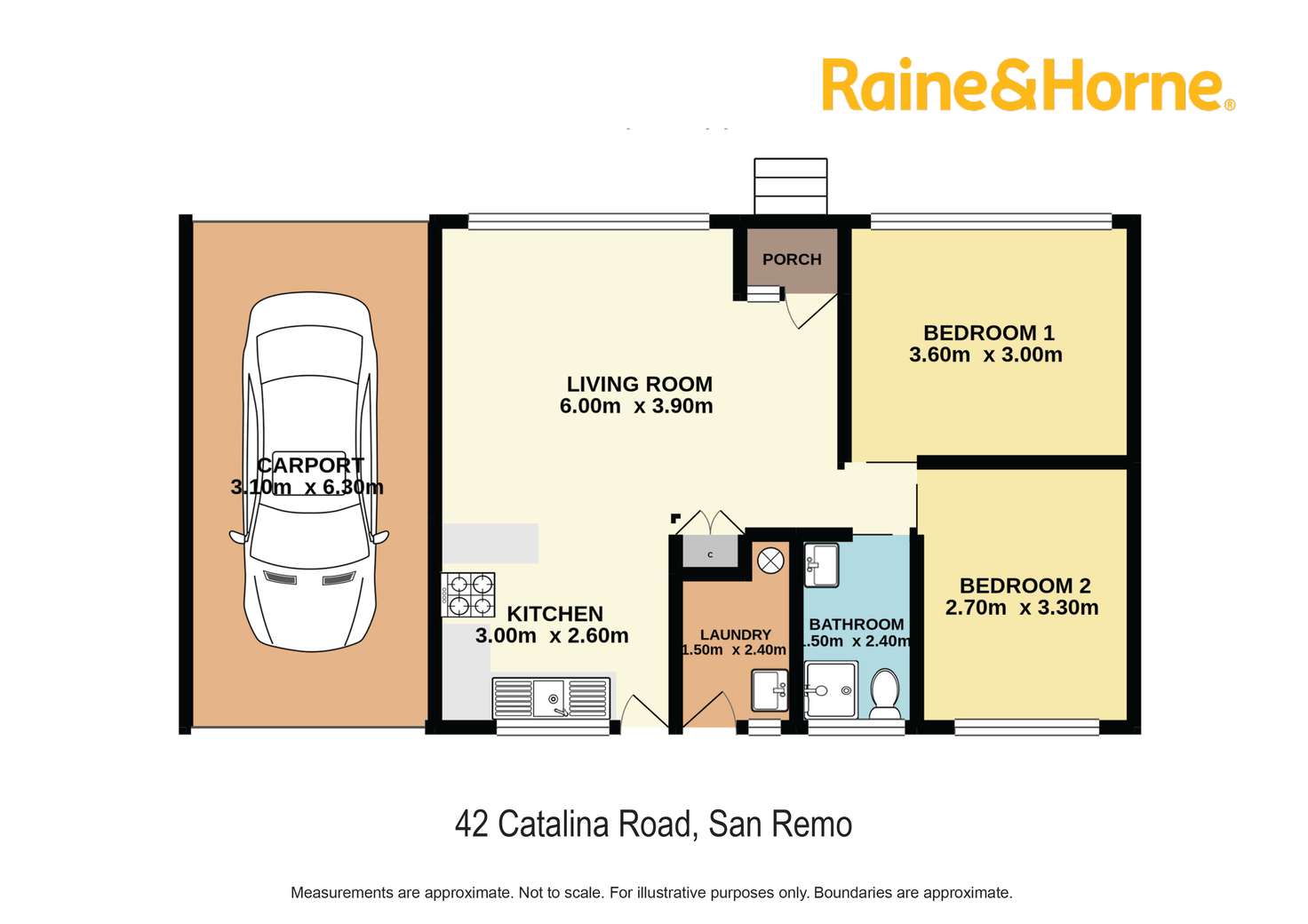 Floorplan of Homely house listing, 42 CATALINA RD, San Remo NSW 2262