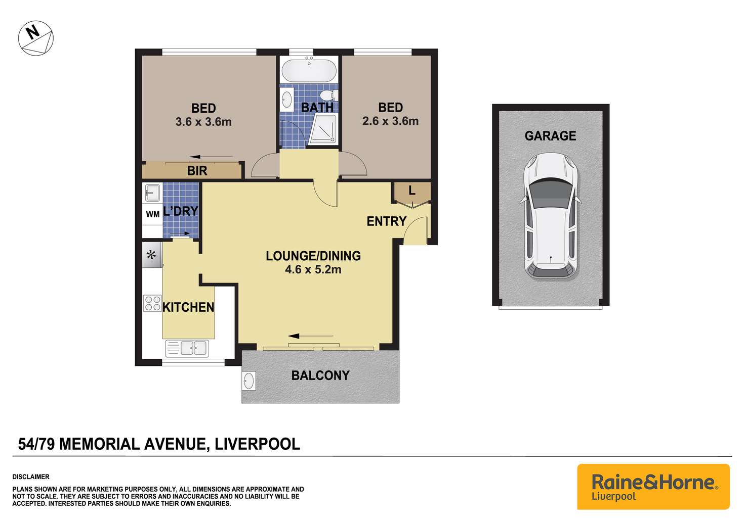 Floorplan of Homely unit listing, 54/79 Memorial Ave, Liverpool NSW 2170