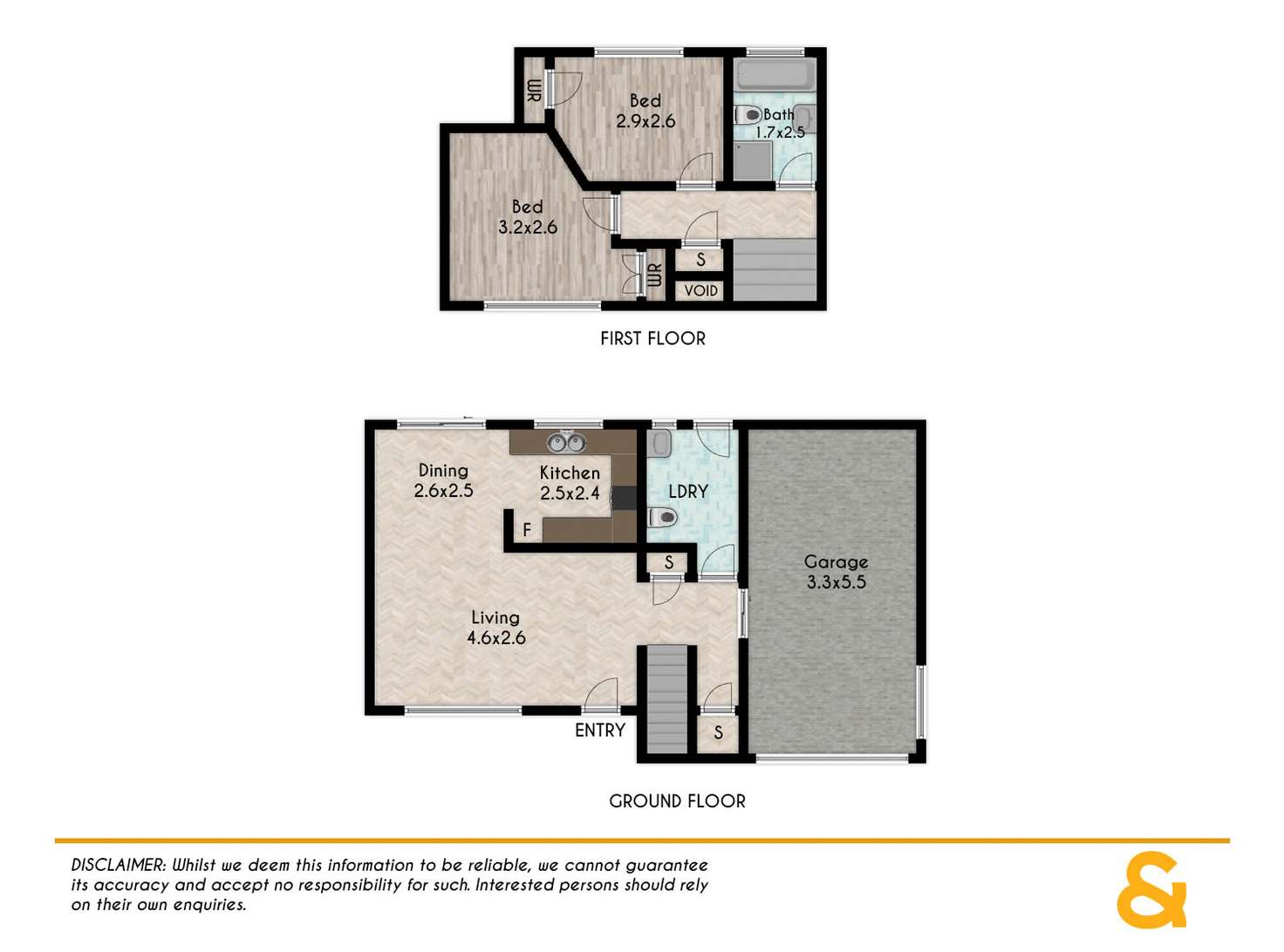 Floorplan of Homely townhouse listing, 6/2 Wattle Avenue, North St Marys NSW 2760