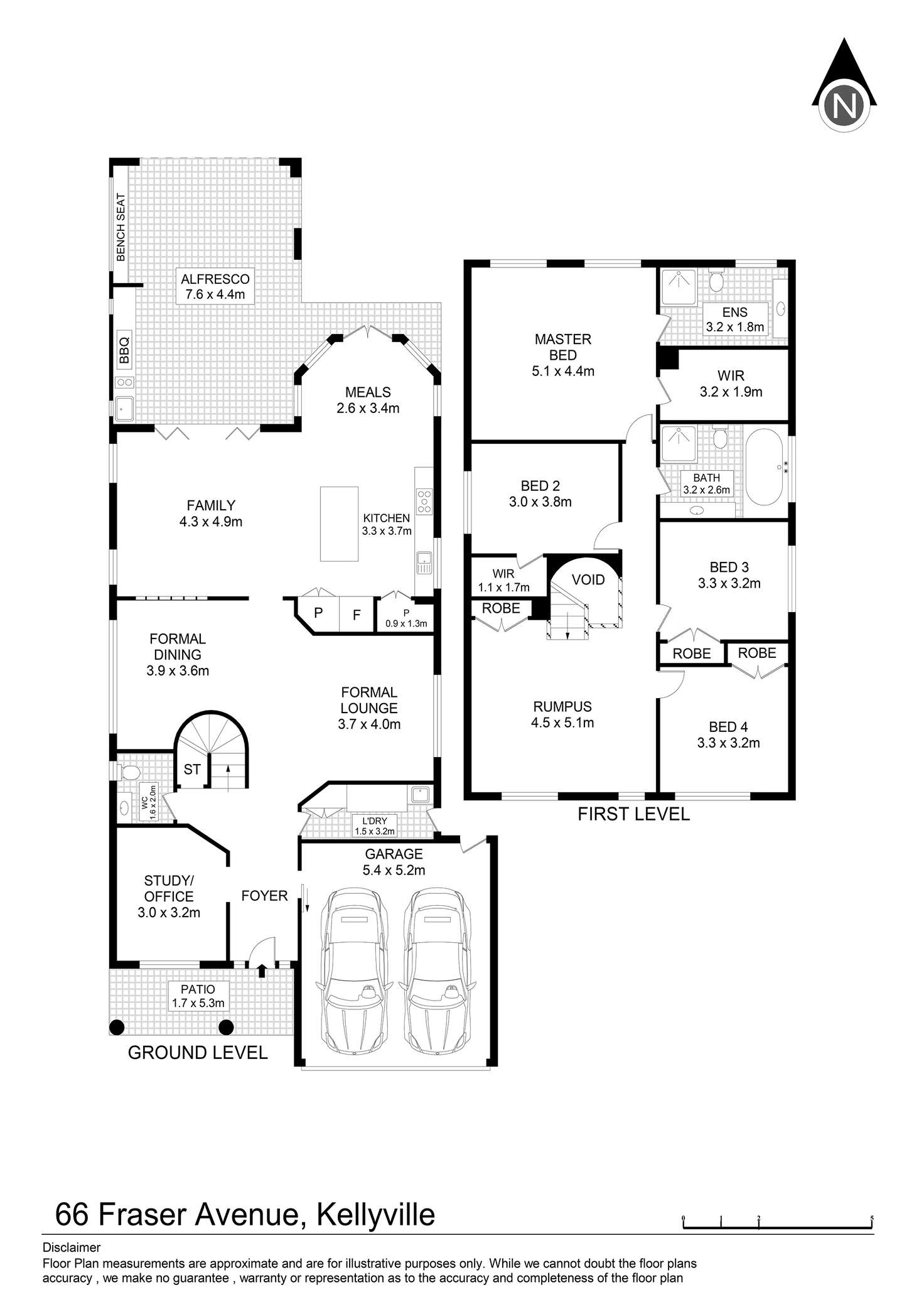 Floorplan of Homely house listing, 66 Fraser Avenue, Kellyville NSW 2155