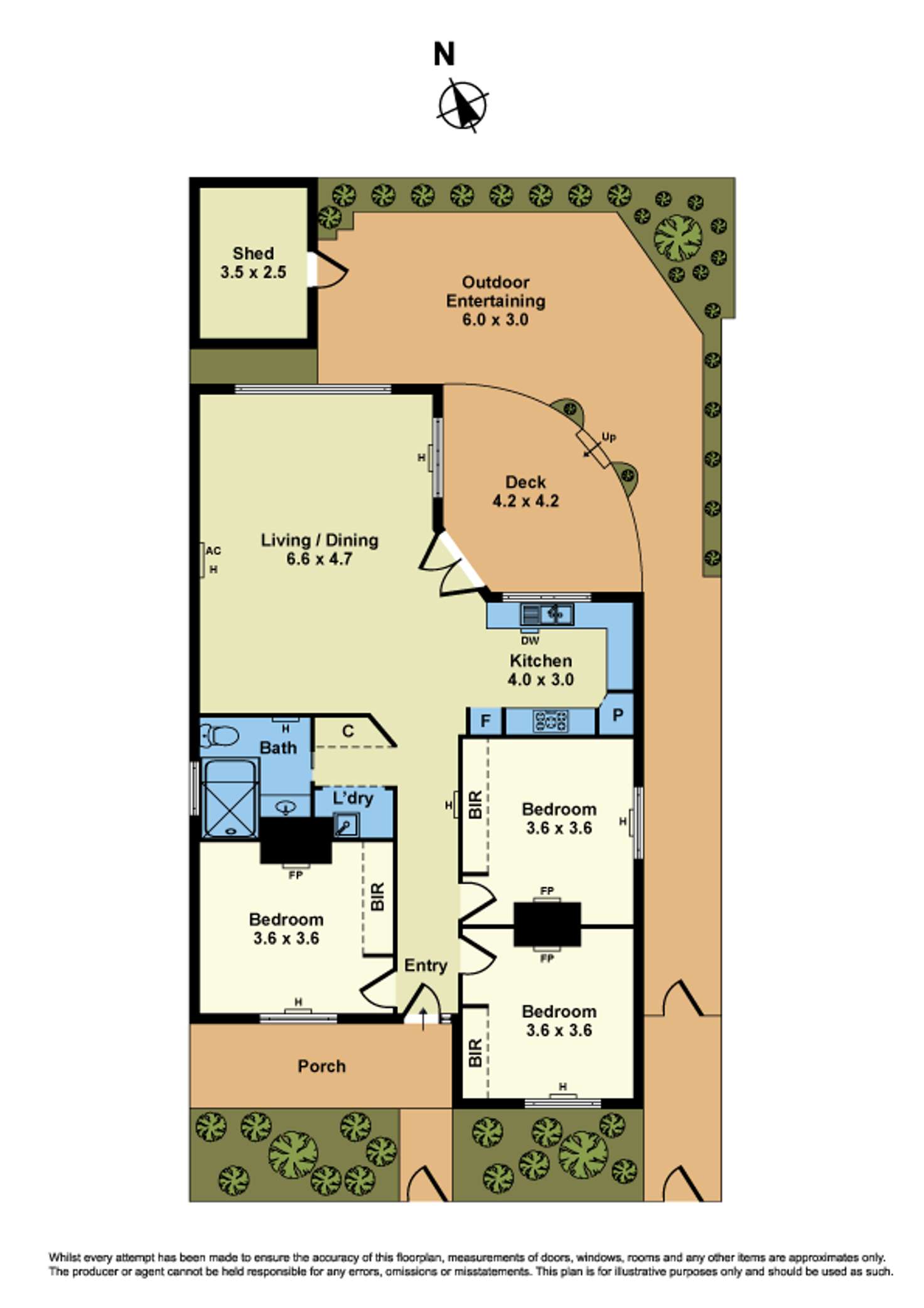 Floorplan of Homely house listing, 6 Albert St, Williamstown VIC 3016
