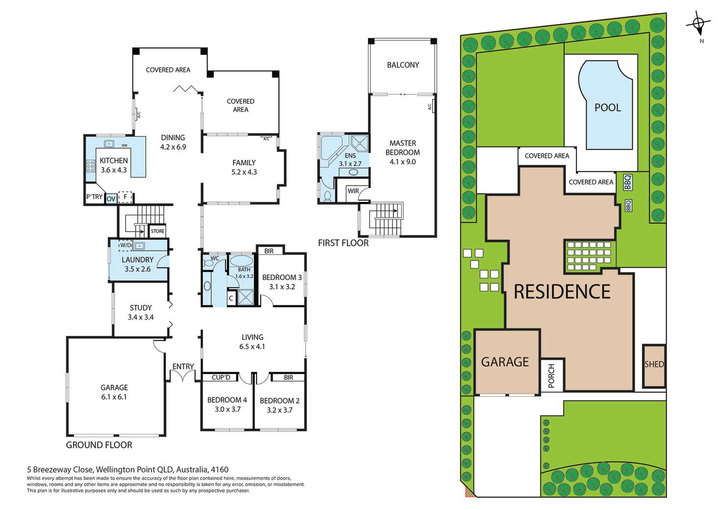 Floorplan of Homely house listing, 5 Breezeway Close, Wellington Point QLD 4160