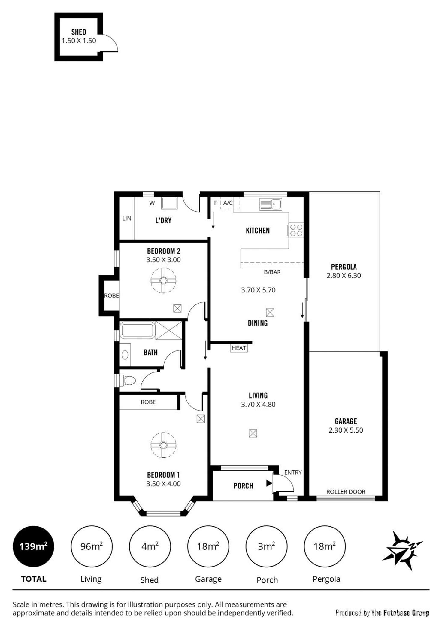 Floorplan of Homely house listing, 1/19 Musgrave Avenue, Aberfoyle Park SA 5159