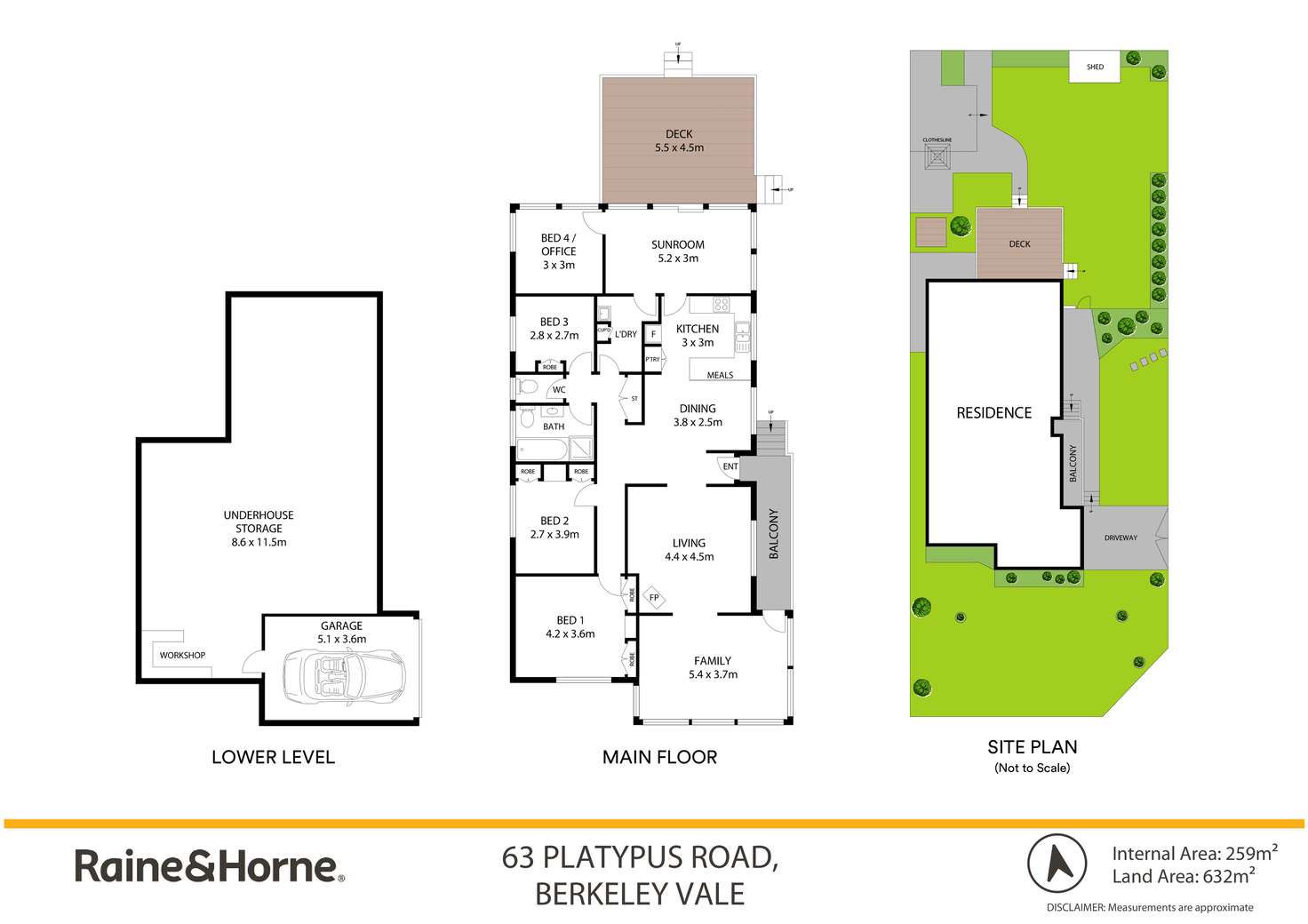 Floorplan of Homely house listing, 63 Platypus Road, Berkeley Vale NSW 2261