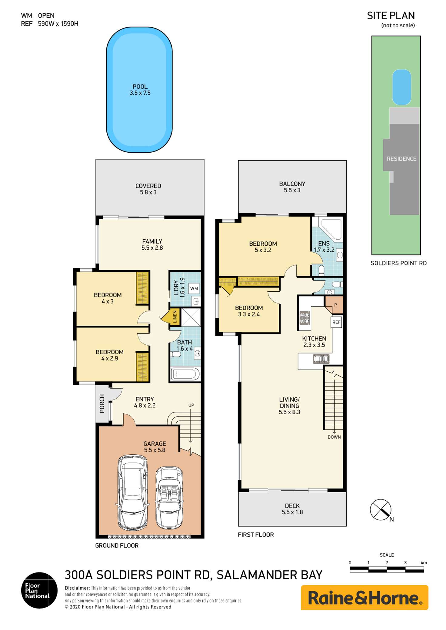 Floorplan of Homely house listing, 300A Soldiers Point Road, Salamander Bay NSW 2317