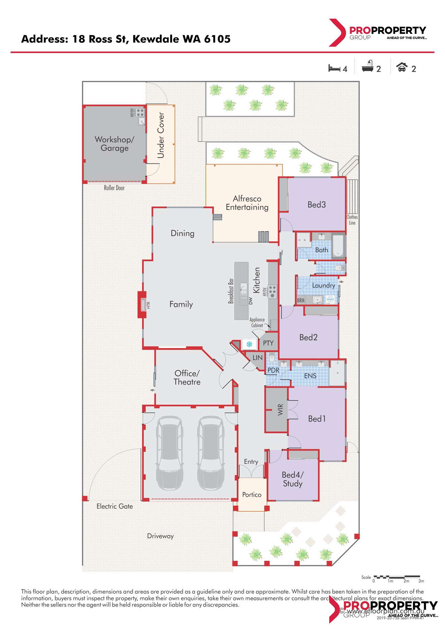 Floorplan of Homely house listing, 18 Ross Street, Kewdale WA 6105