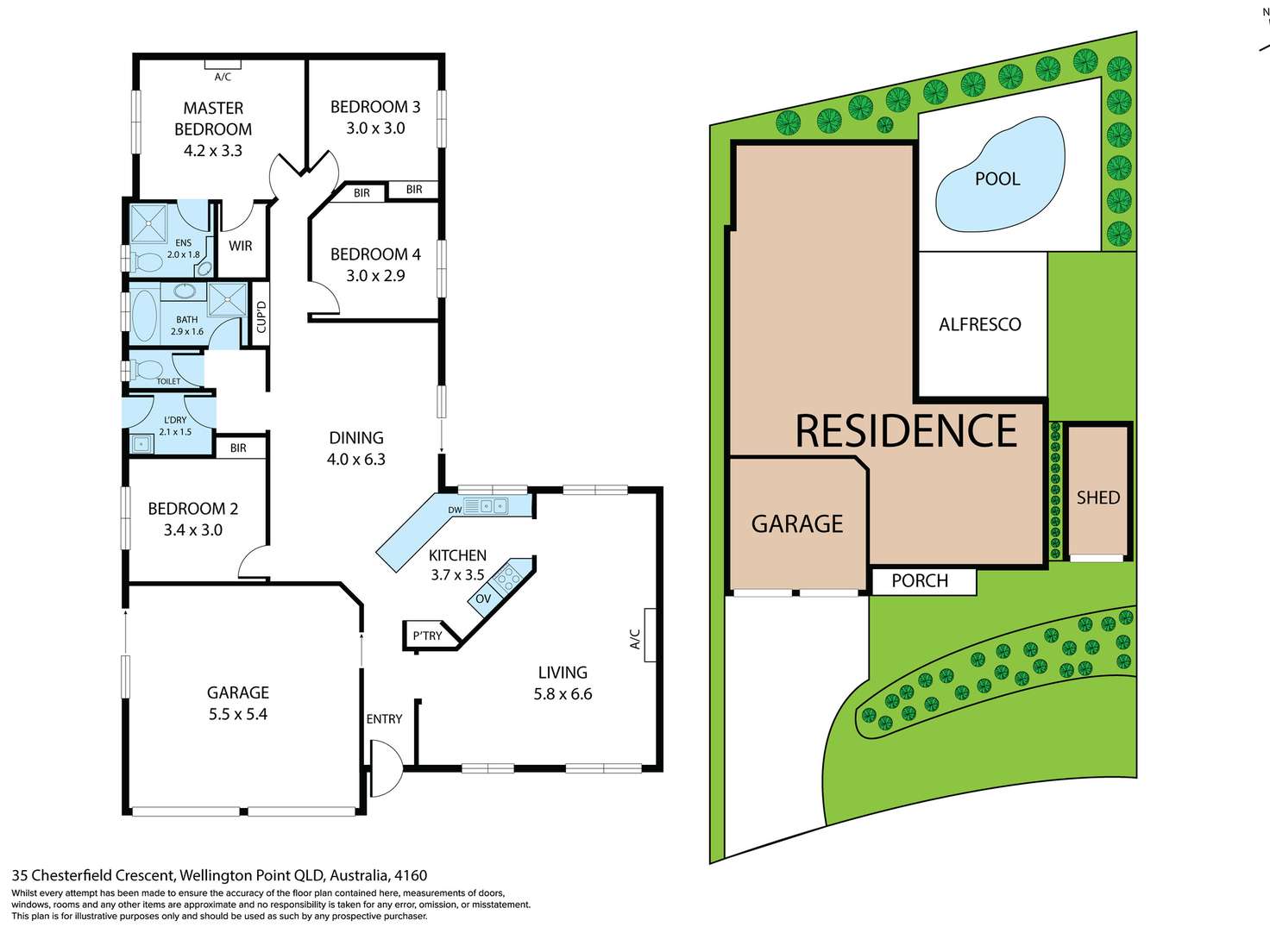 Floorplan of Homely house listing, 35 Chesterfield Crescent, Wellington Point QLD 4160