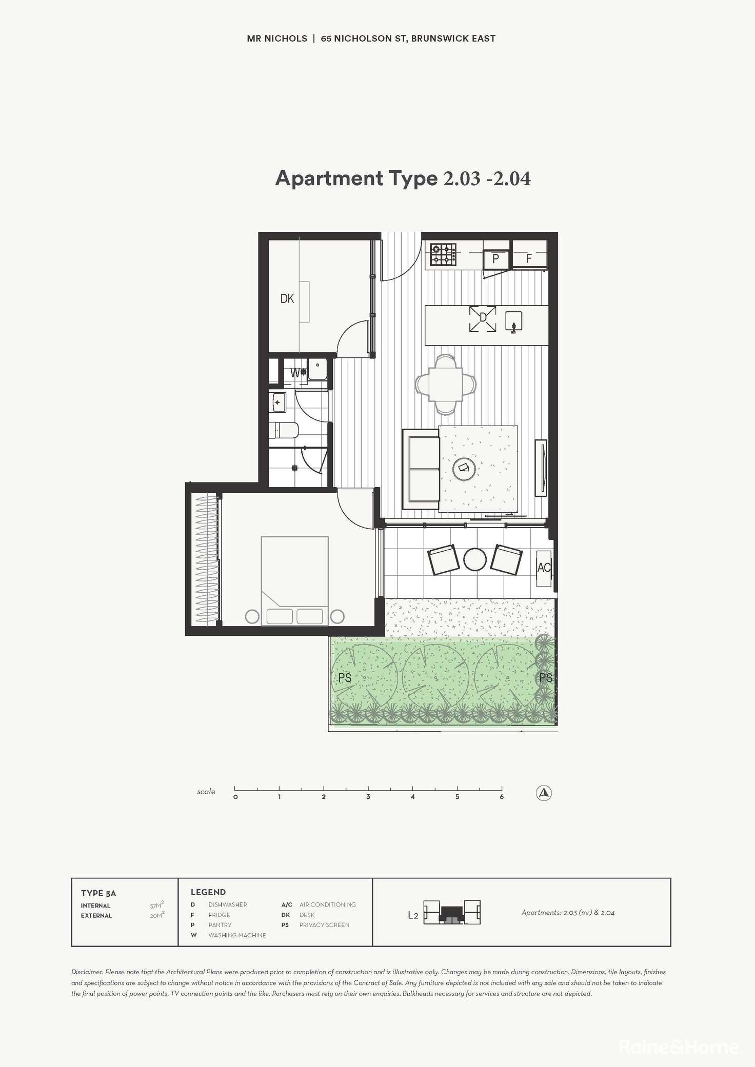 Floorplan of Homely apartment listing, 2.02/65 Nicholson Street, Brunswick East VIC 3057