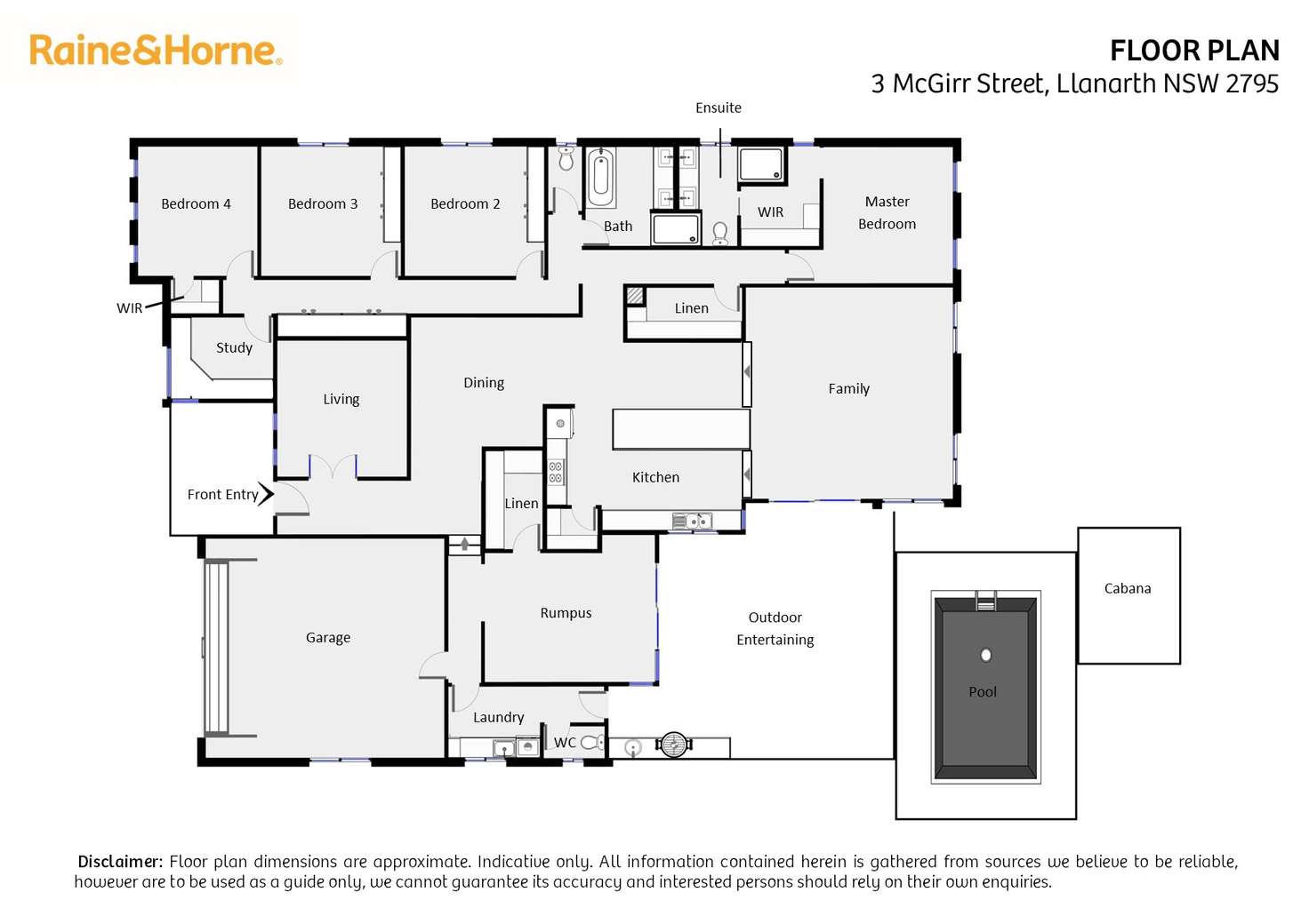 Floorplan of Homely house listing, 3 McGirr Street, Llanarth NSW 2795