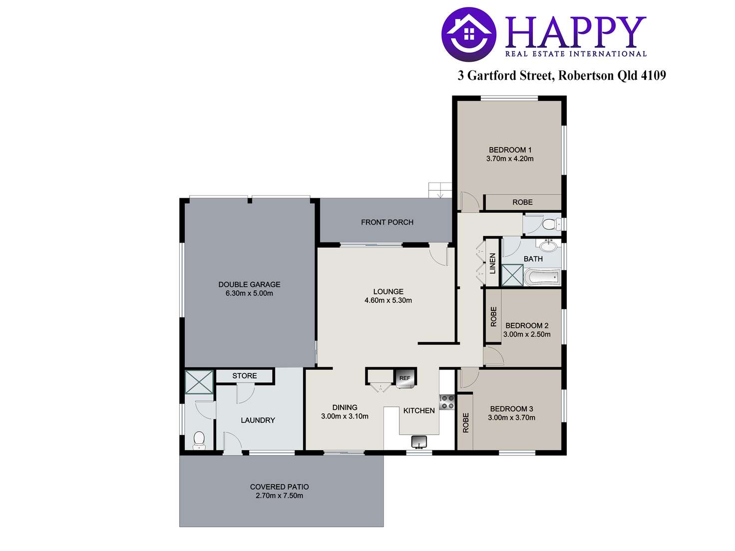 Floorplan of Homely house listing, 3 Gartford Street, Robertson QLD 4109