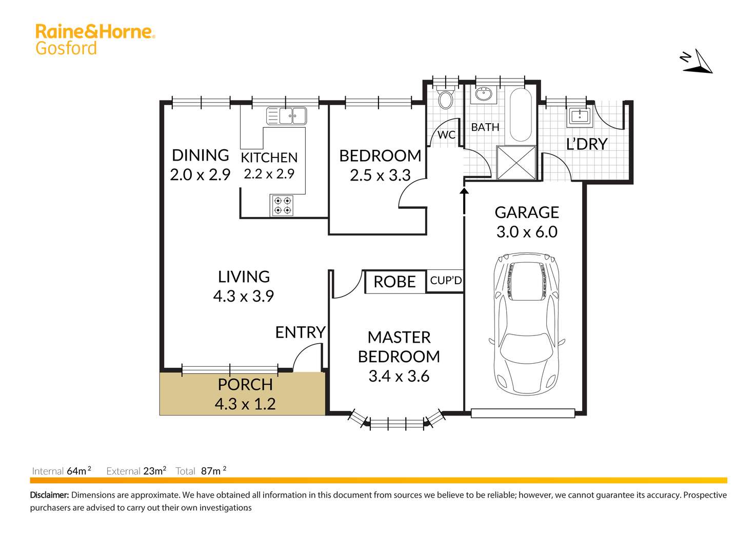 Floorplan of Homely villa listing, 6/9-13 Wells Street, East Gosford NSW 2250