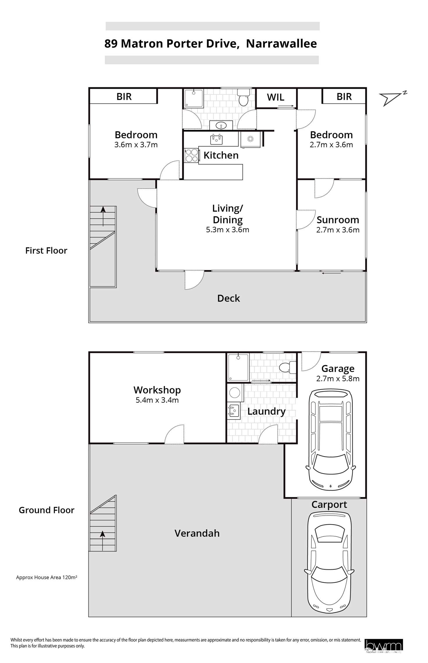 Floorplan of Homely house listing, 89 Matron Porter Drive, Narrawallee NSW 2539