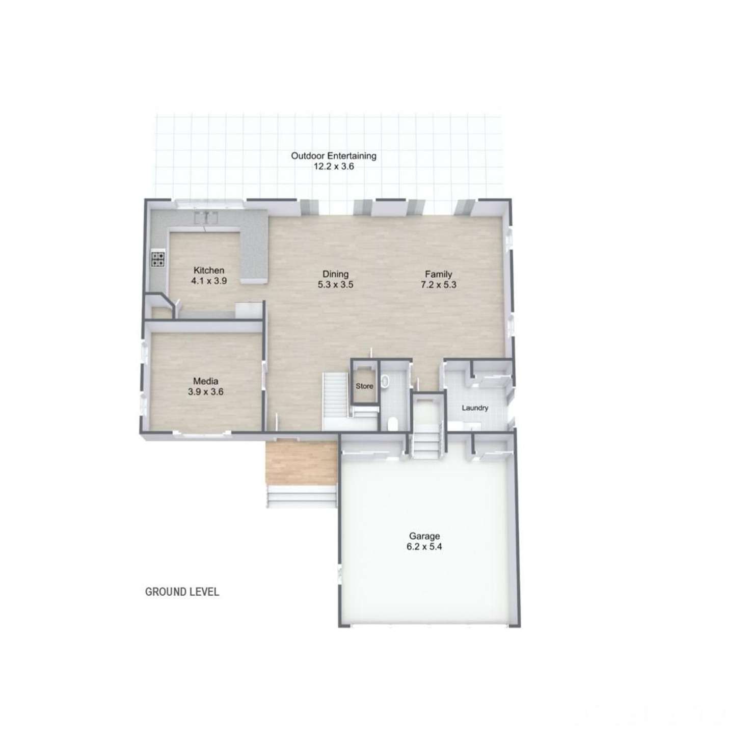 Floorplan of Homely house listing, 67 Leworthy Street, Bardon QLD 4065