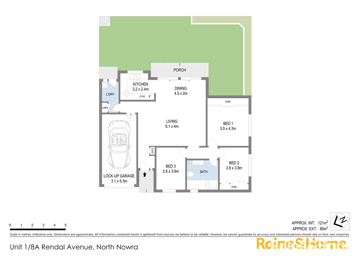 Floorplan of Homely villa listing, 1/8A Rendal Avenue, North Nowra NSW 2541