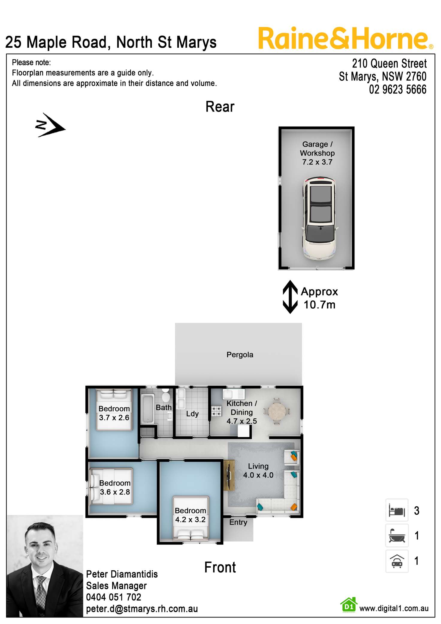 Floorplan of Homely house listing, 25 Maple Road, North St Marys NSW 2760