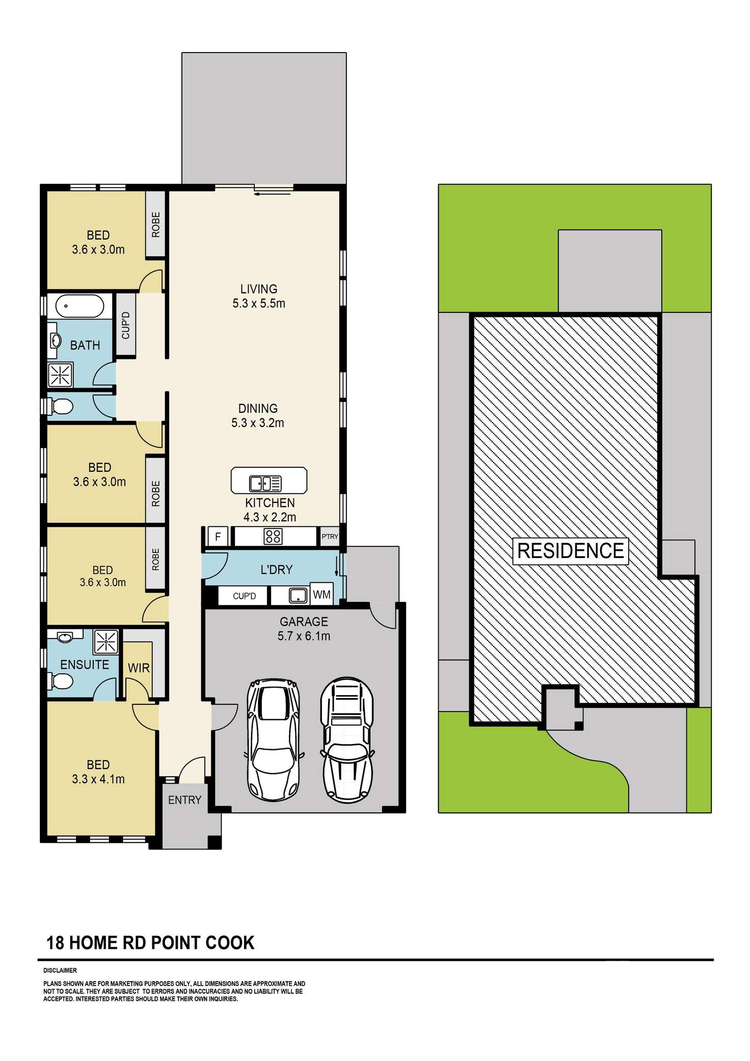 Floorplan of Homely house listing, 18 Home Road, Point Cook VIC 3030